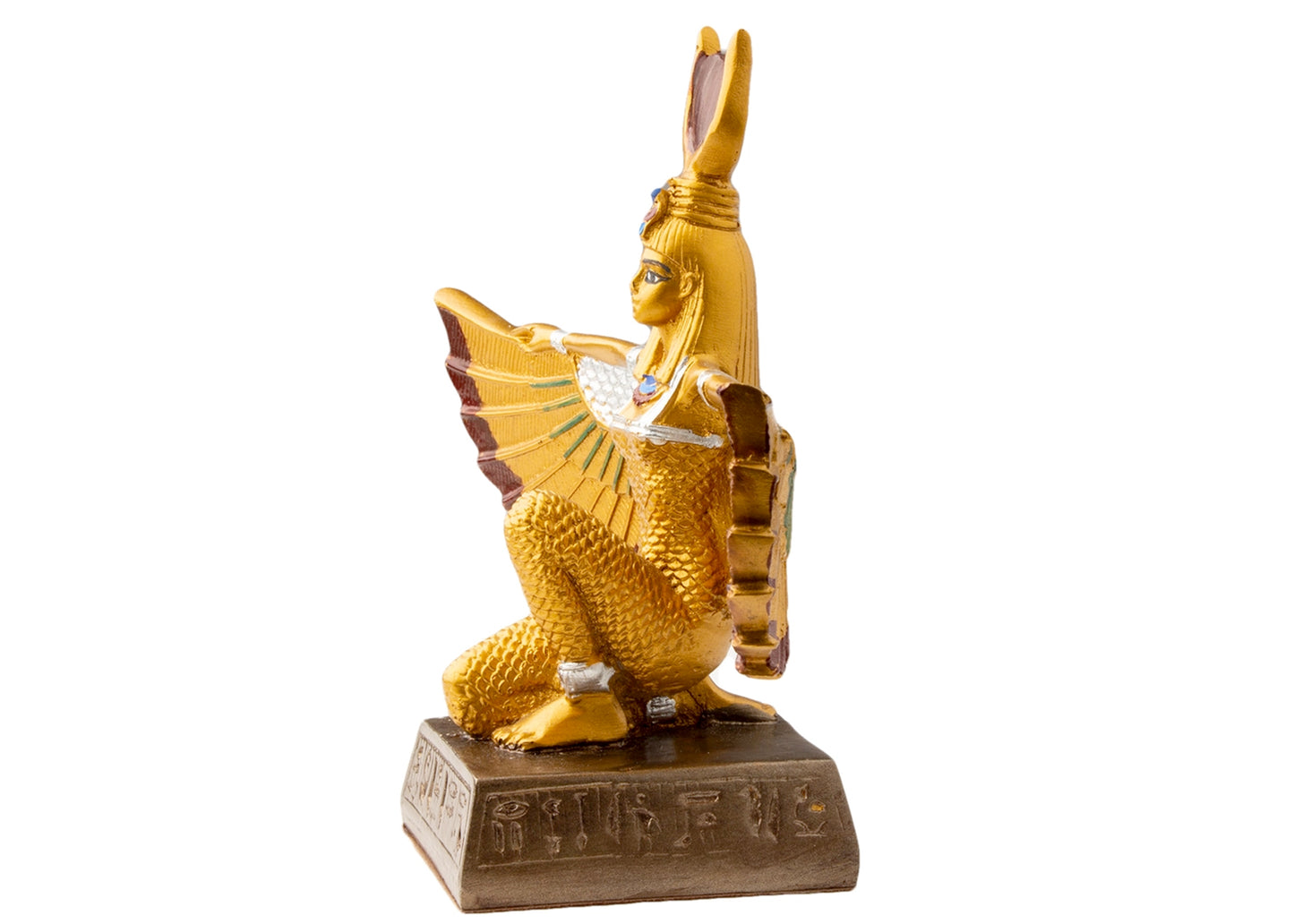 Winged Isis Statuette in Gold