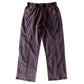 PLZ Make It Ruins Hi-Viz Pleated Pants Vintage Wash Gray Track Pants/Joggers with Pockets & Reflective Print, size Large