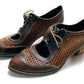 Springstep L'Artiste "Gabriel" Brown Leather Shoes, Size 42