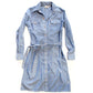 Levi’s 1970s Pale Denim Chambray Belted Shirtdress