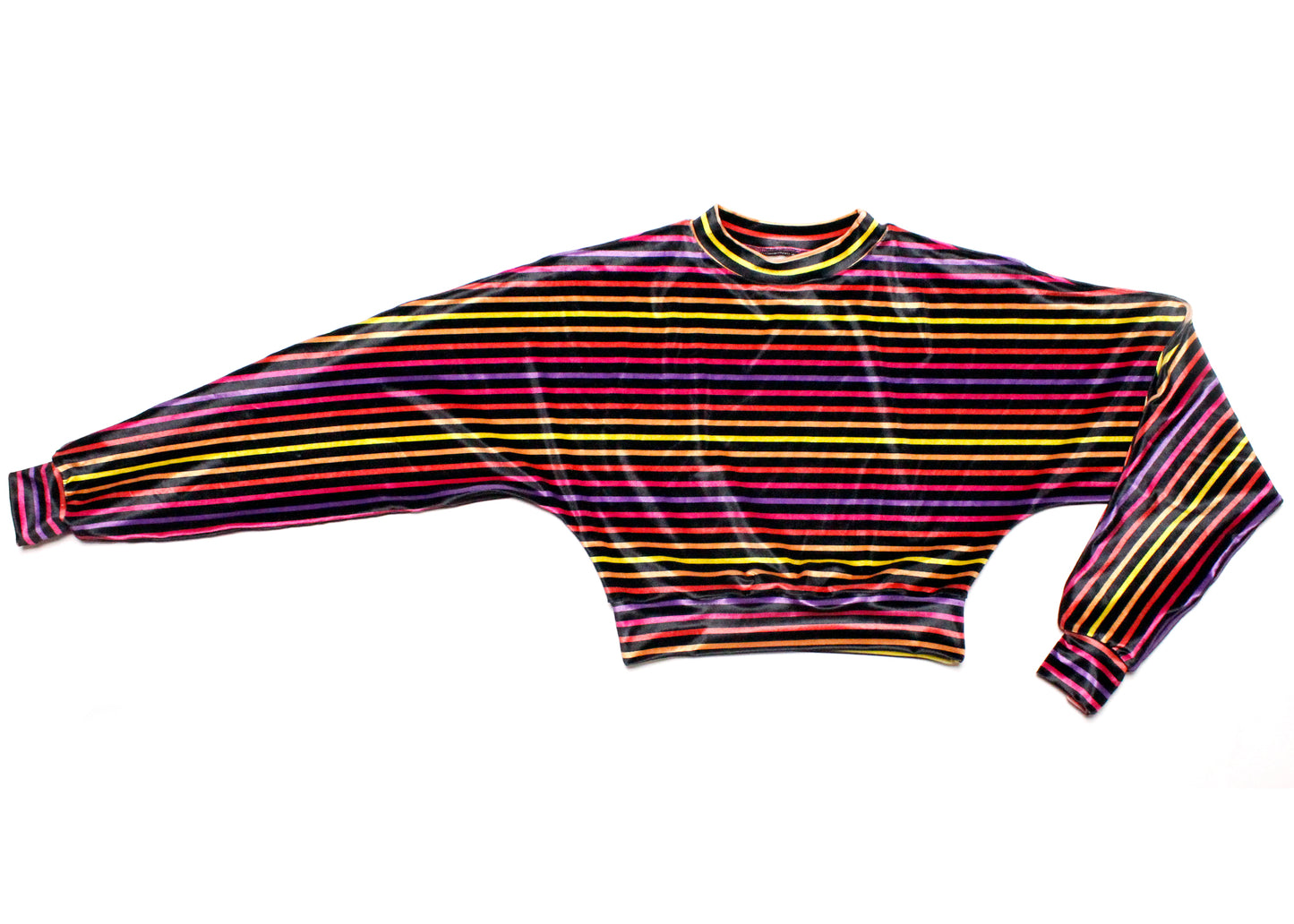 Praxis Long Sleeve Top In Roller Boogie Stripe