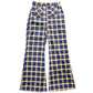 Nemisis Trousers In Blueberry Lemon Plaid