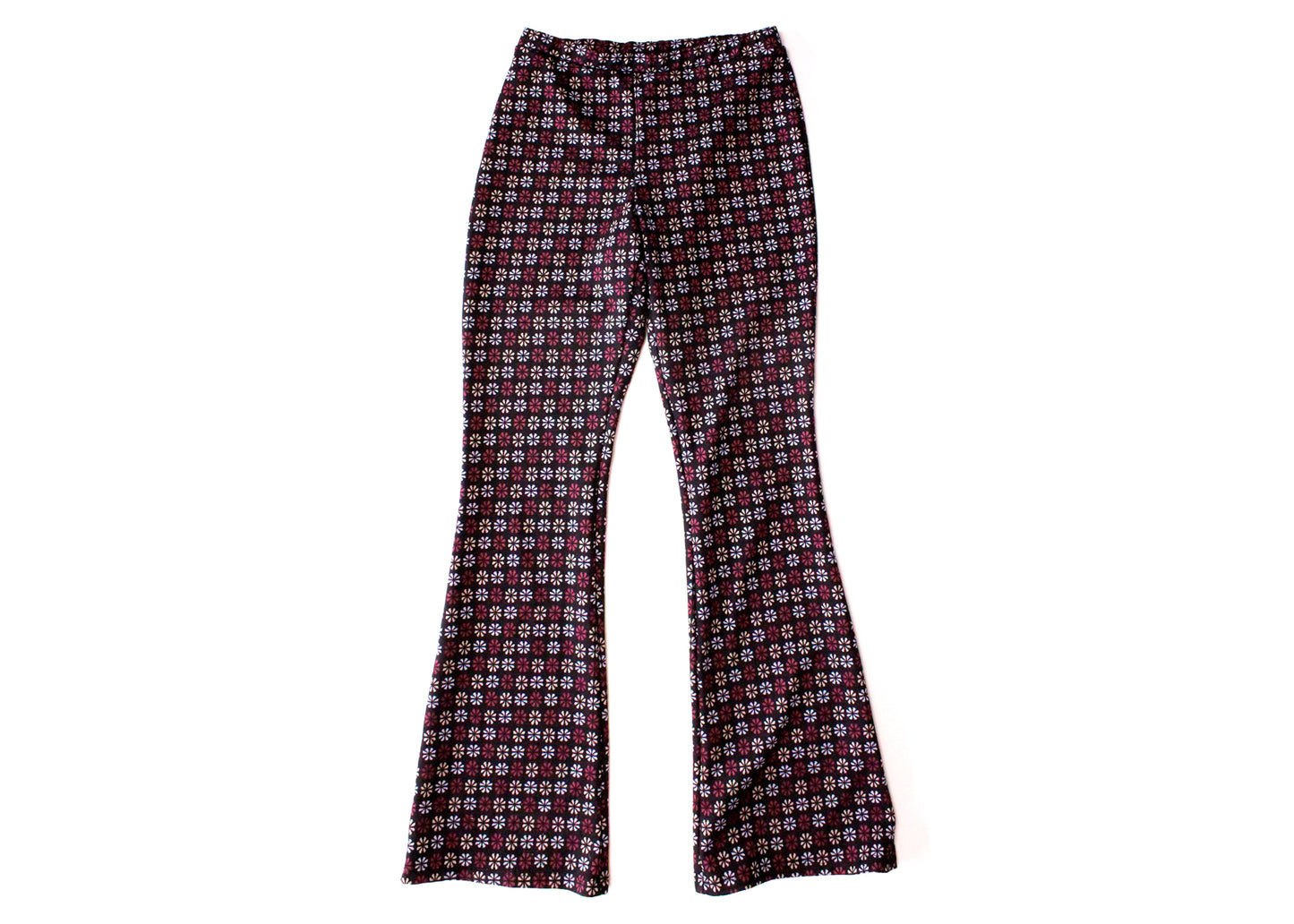 RSQ Floral Jacquard Bellbottoms