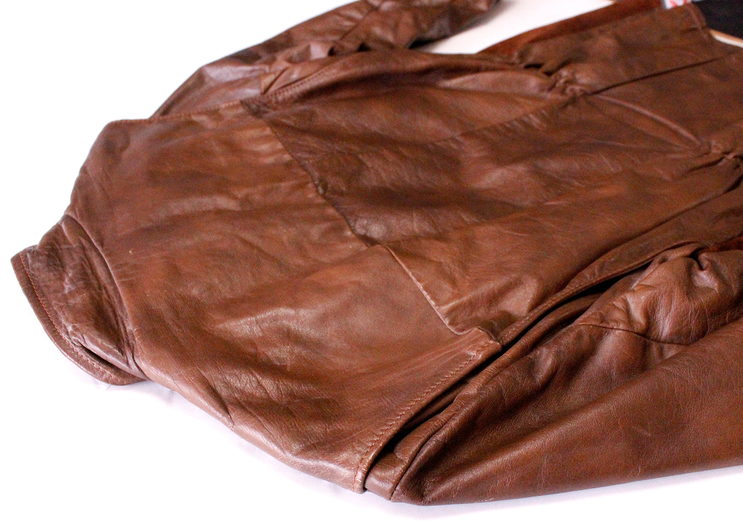 Wheels of Man Vintage Brown Leather & Suede Moto Jacket