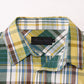 Maiden Noir Green Plaid Long Sleeve Button Up Shirt