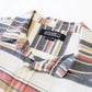 Ezekiel Size S Faded Horizontal Primary Stripe Long Sleeve Button Down