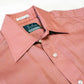 Bullock's Salmon Pink 1970s Slub Woven Button Down