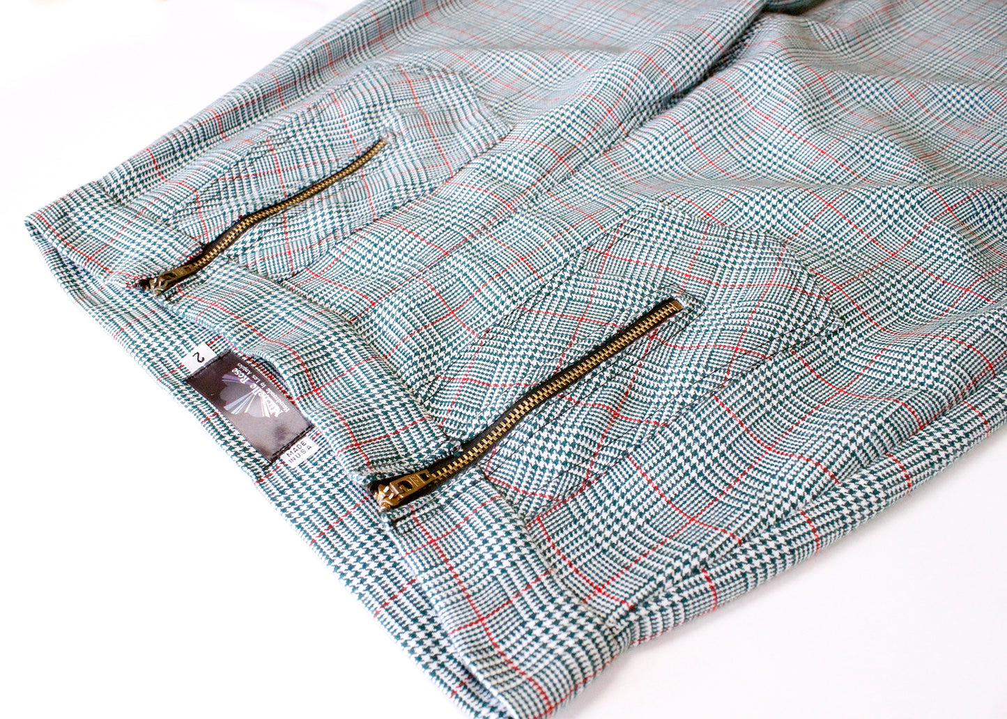 Nemisis Trousers In Green Glen Plaid