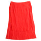NAFNAF Long Red Pleated Skirt, Size 38