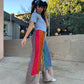 Raya Rainbow Corduroy Pants with Clouds