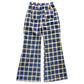 Nemisis Trousers In Blueberry Lemon Plaid