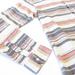 Ezekiel Size S Faded Horizontal Primary Stripe Long Sleeve Button Down