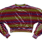 Praxis Long Sleeve Top In Roller Boogie Stripe