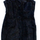 Pia Rucci ‘80s - ‘90s Dead Stock Black Suede Button Front Jumper