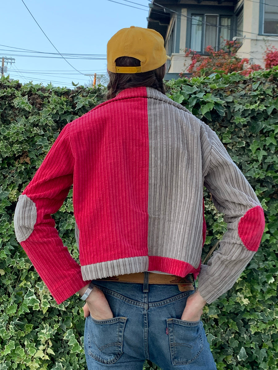 Holis Corduroy Jacket in Magneta