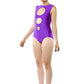 Concentric Swimsuit in Purple