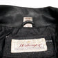 Worthington Black Cropped Trench Style Leather Coat, Complete with Belt, Size Petite L