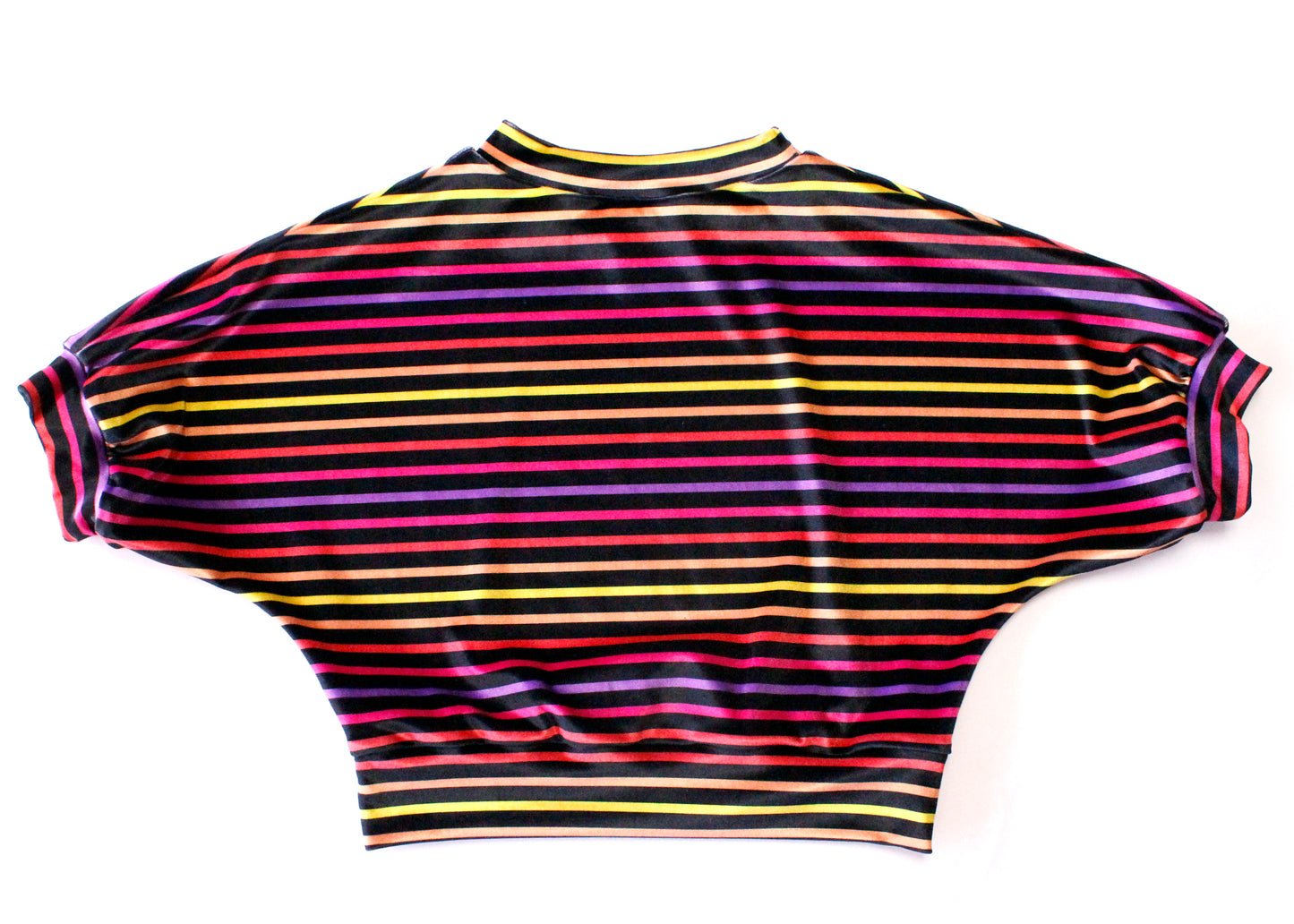 Praxis Short Sleeve Top In Roller Boogie Stripe