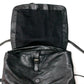 Clyde Room Backpack in Black Leather