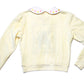 Teddy Fresh Pale Yellow Embroidered Sweatshirt with Faux Collar