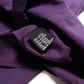 BCBG Max Azria Iridescent Purple Long Sleeve Button Down Dress Shirt, Size L