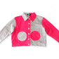Holis Corduroy Jacket in Pewter & Pink (Made to Order)