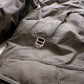 Phat Farm Army Green Puffer Coat Down Filled Parka with Detachable Coyote Fur Hood Trim