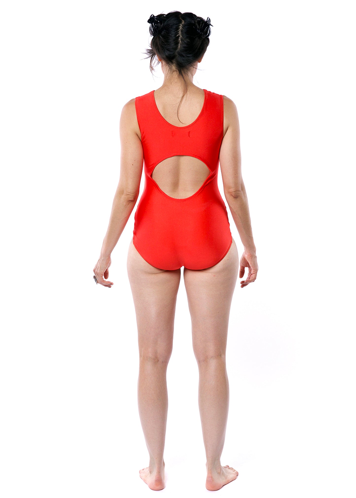 Concentric Swimsuit in Orange