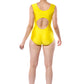 Concentric Swimsuit in Yellow