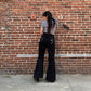 Ziggy Bellbottoms in Jet Flash Black