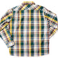 Maiden Noir Green Plaid Long Sleeve Button Up Shirt