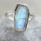 Coffin Ring in Moonstone