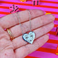 Crying Heart Necklace in Silver