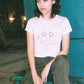 Darling Lace Trim Tee