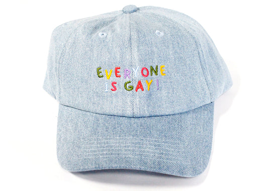 Everyone Is Gay! Denim Baseball Hat