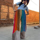 Raya Rainbow Corduroy Pants with Clouds