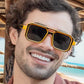 Flicker Suglasses in Black/Amber