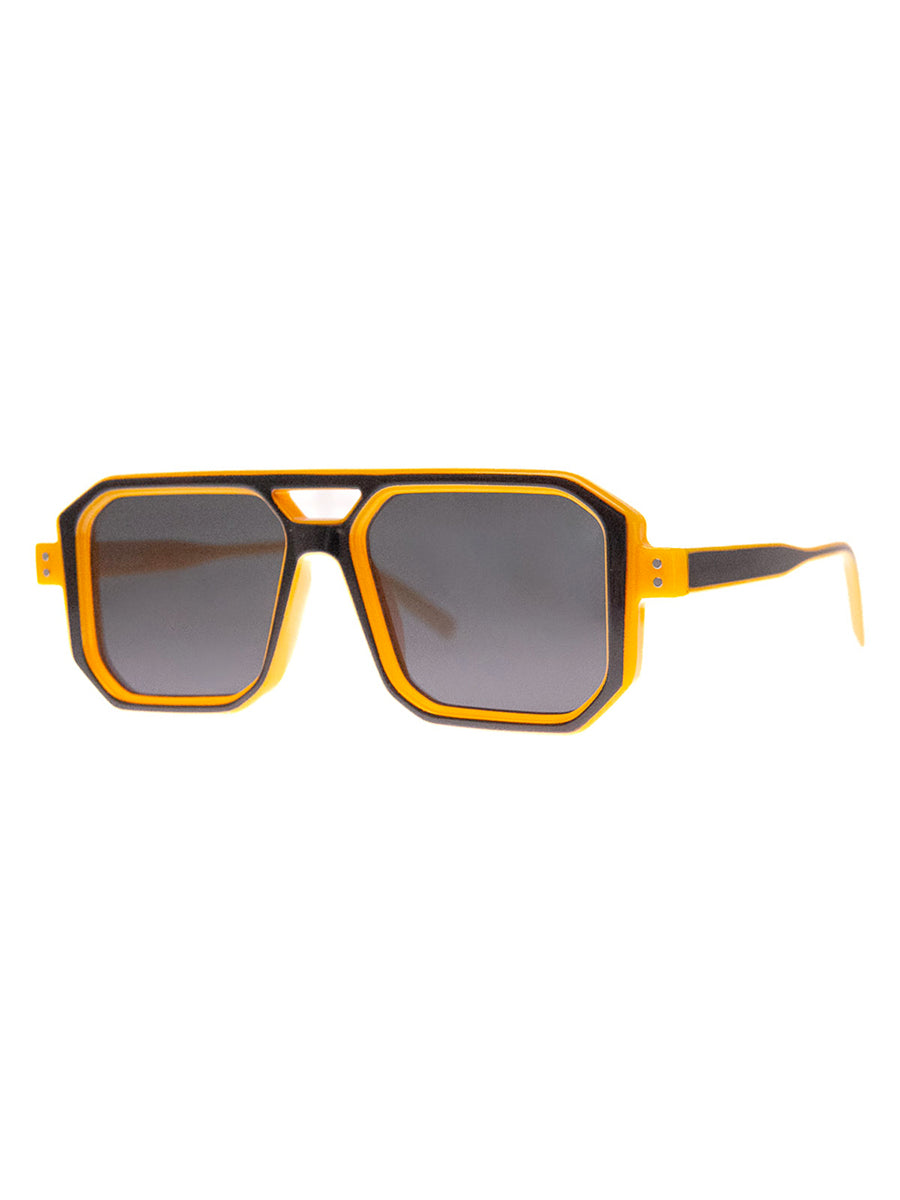 Flicker Suglasses in Black/Amber