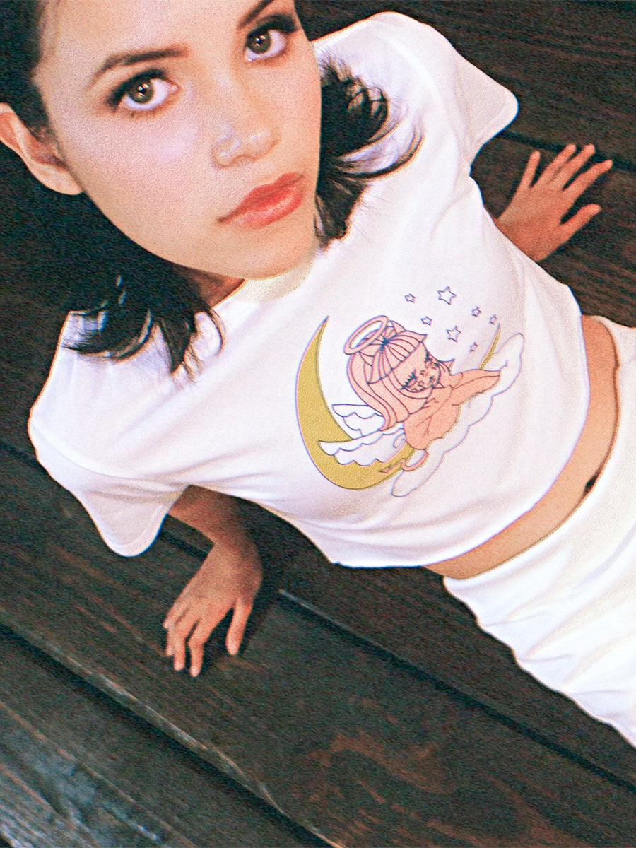 Heavenly Crop Tee