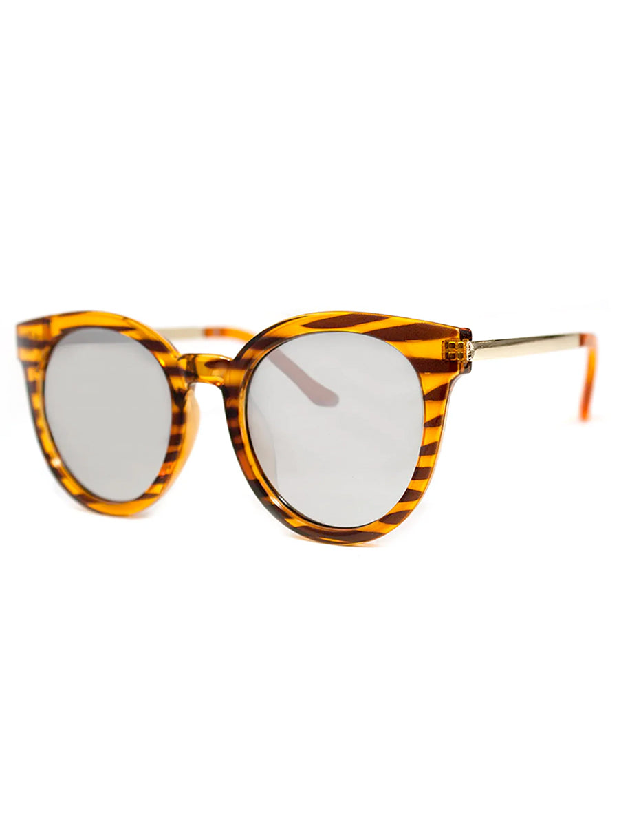 Hi There Sunglasses in Tortoise Stripe