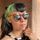Hi There Sunglasses in Tortoise Stripe
