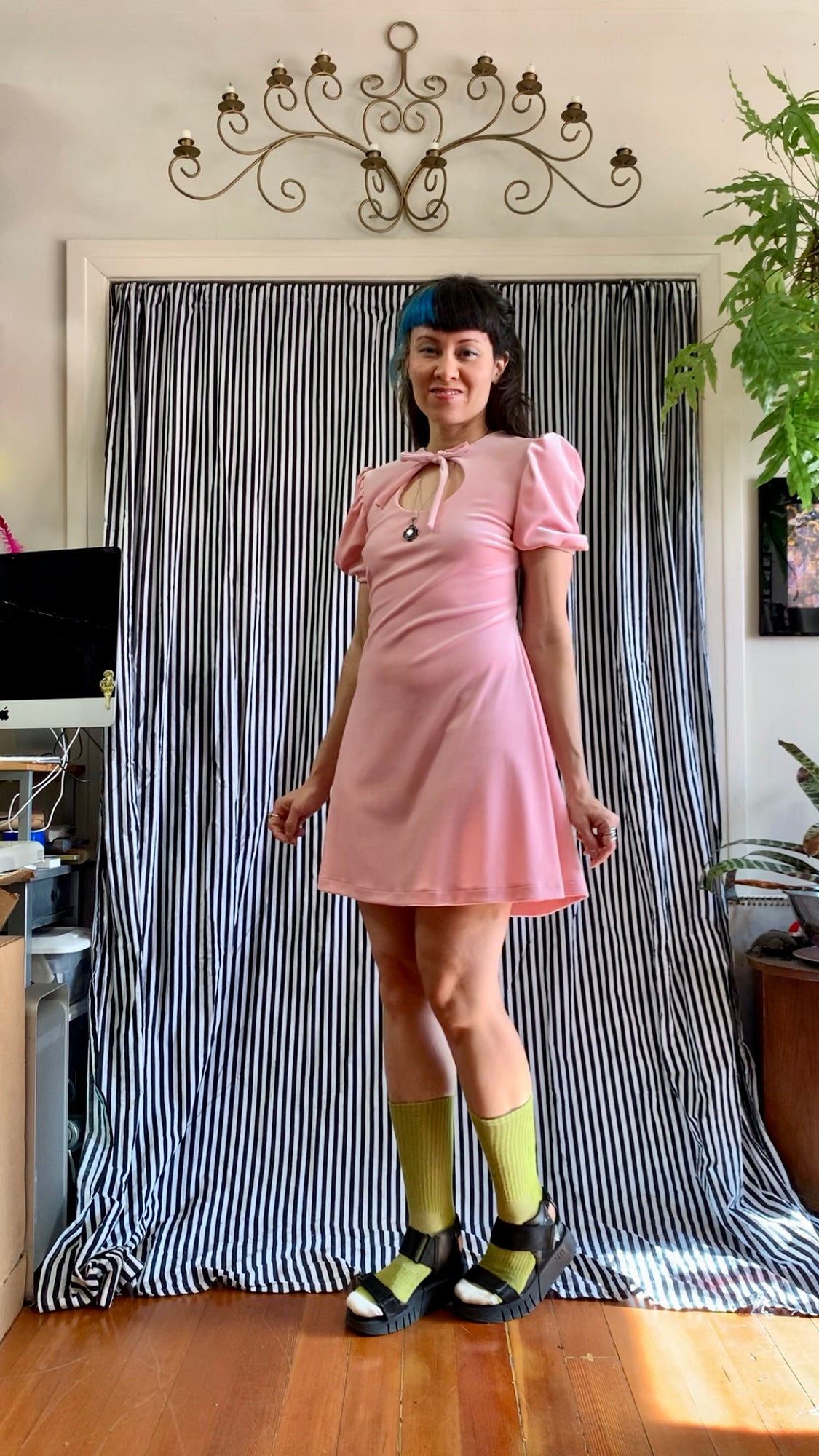 Anahata Dress in Baby Pink