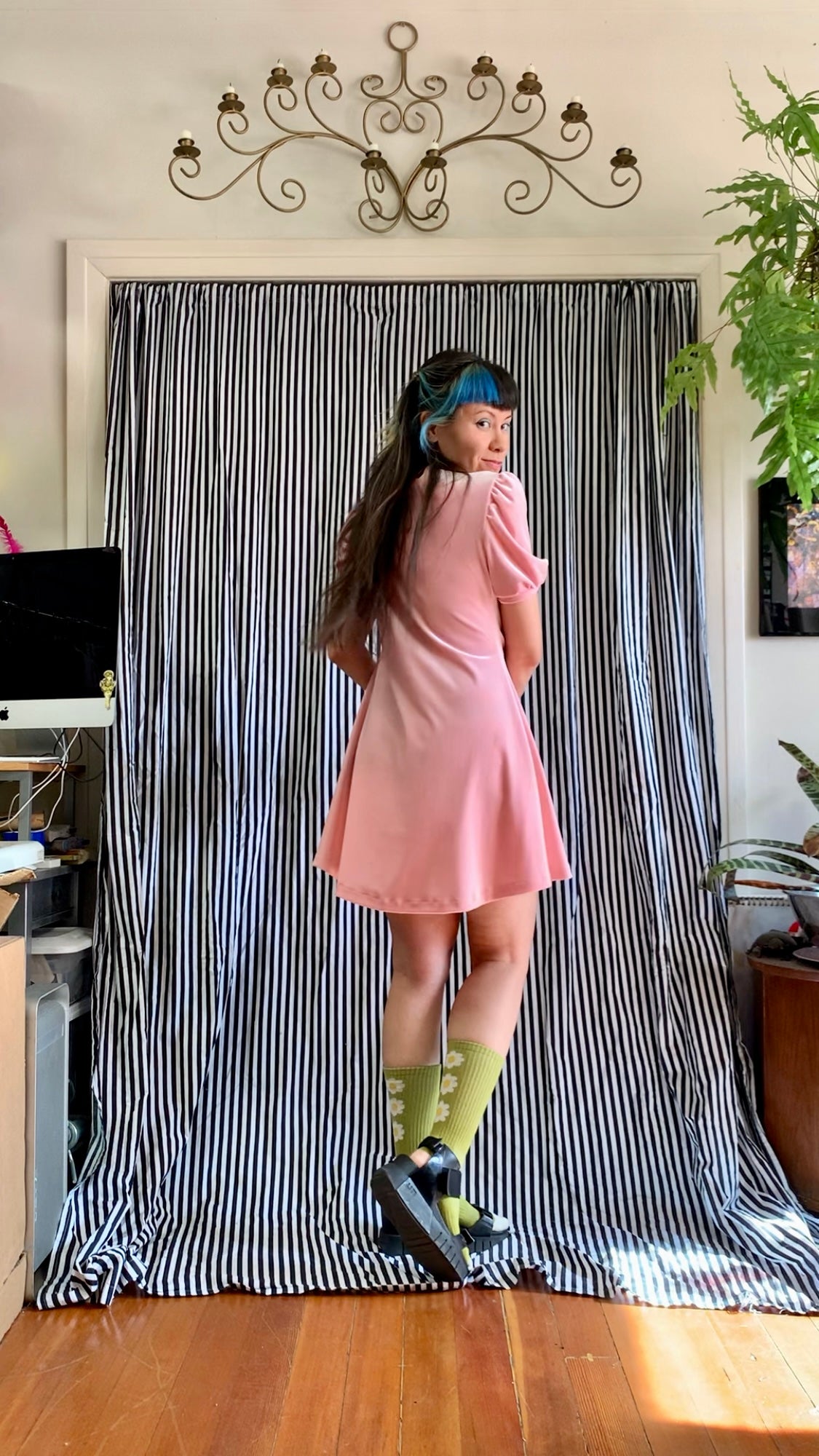 Anahata Dress in Baby Pink