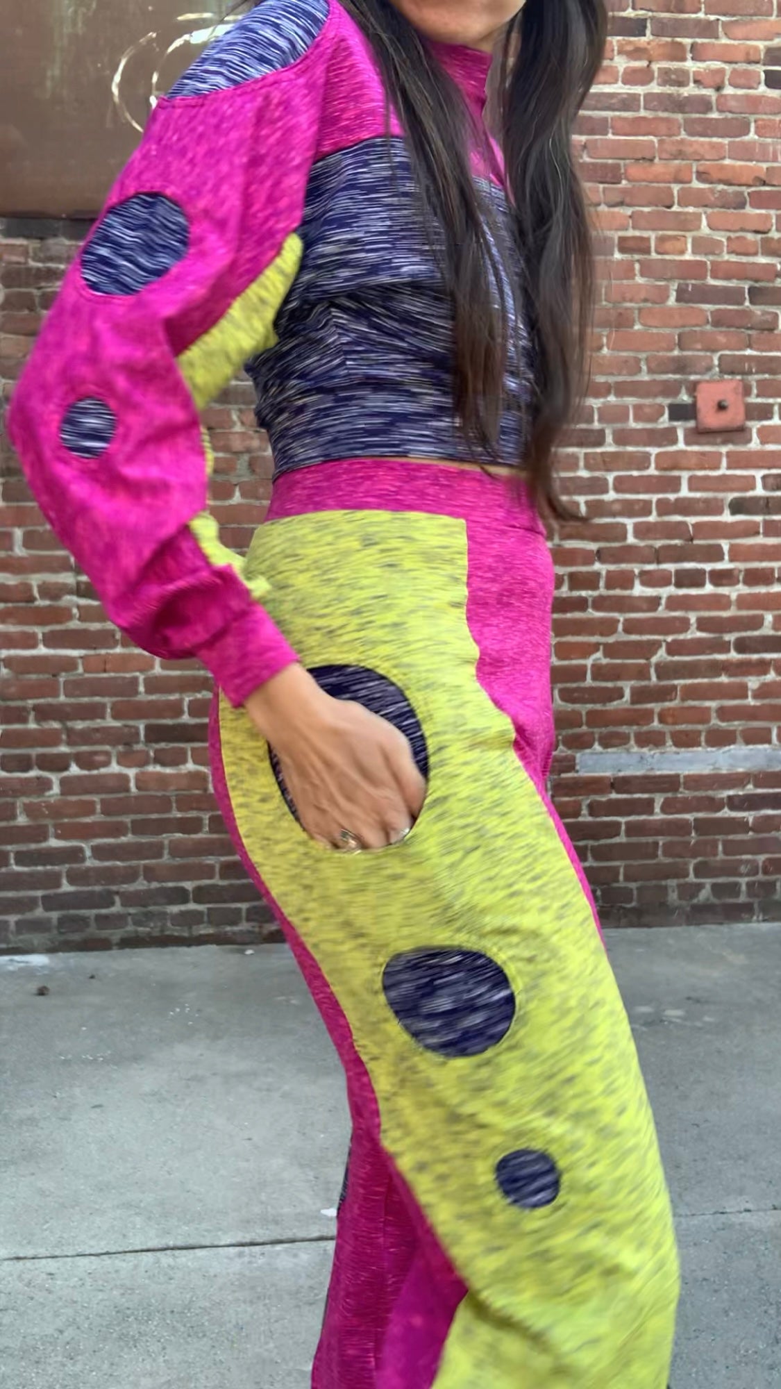 Concentric Pantaloons in Space Dye Alt Primaries