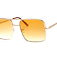 Issue Sunglasses in Gold/Amber