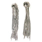 Knot To Be Earrings in Rhodium Silver
