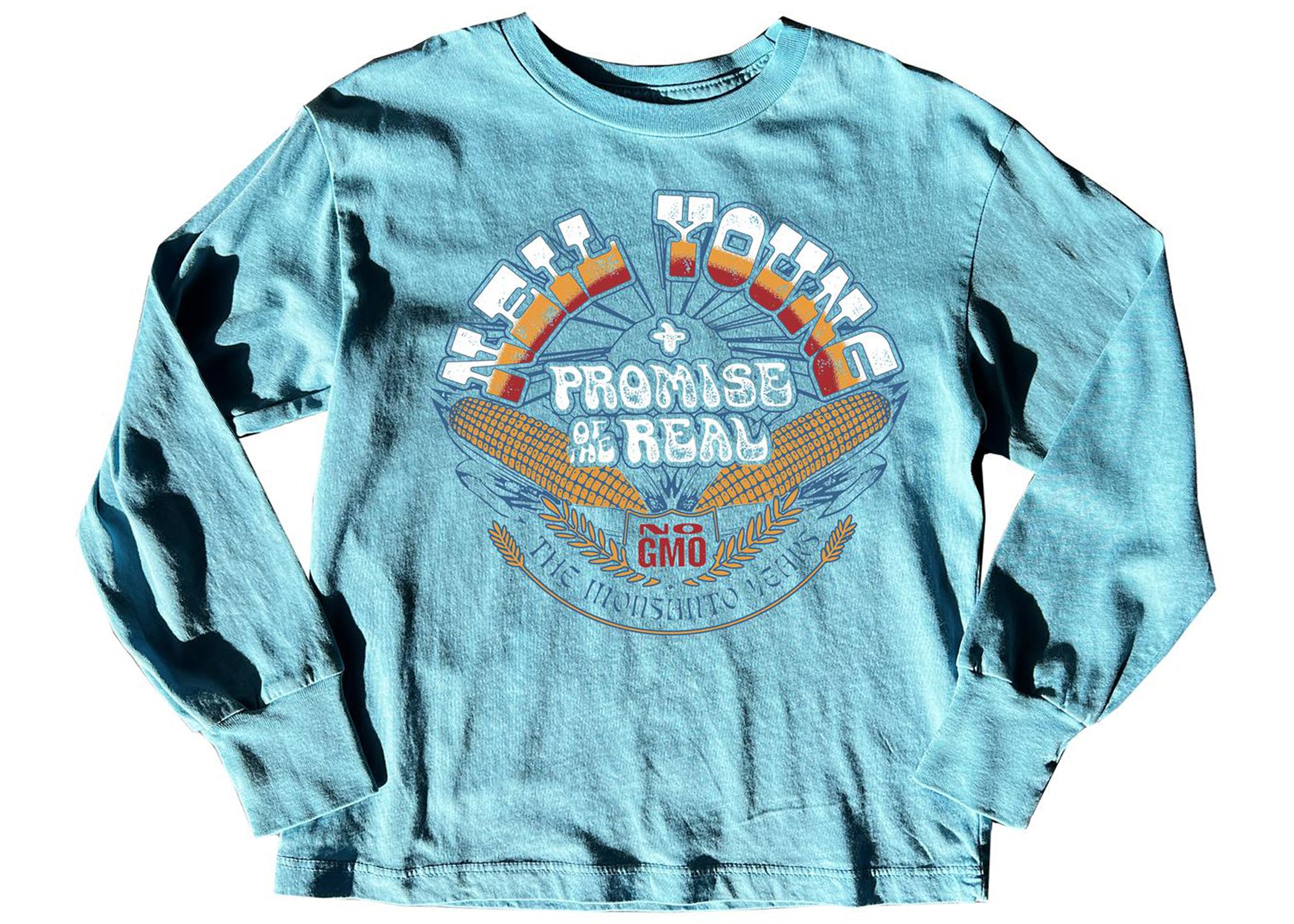 NEIL YOUNG Tour SHIRT Rock & Roll sold SEED JUSTICE Promise of the Real LONG SLEEVE