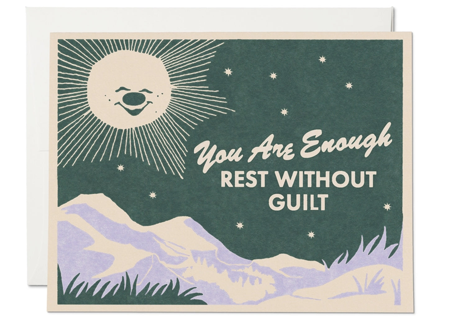 No Guilt Encouragement Card