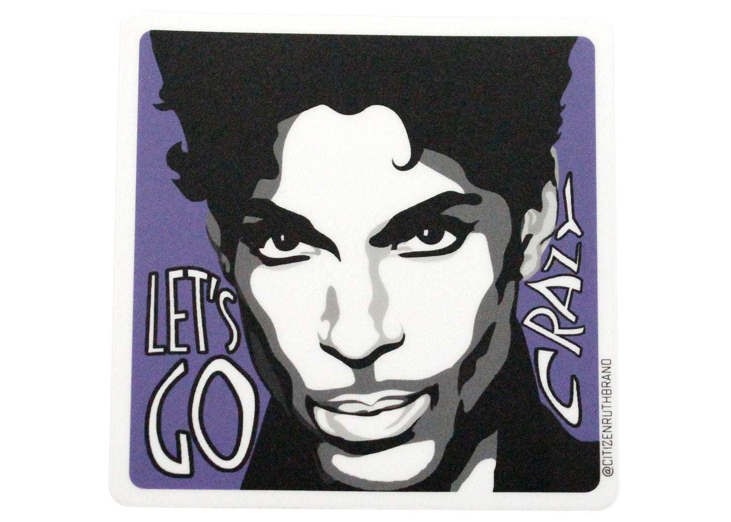 Prince Let's Go Crazy Sticker