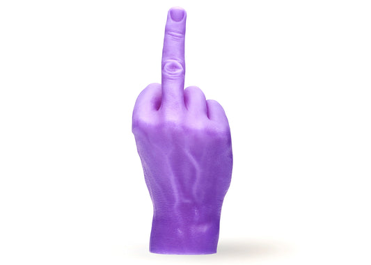 Fuck You Candle in Purple